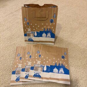 Trader Joe’s Paper Bag Holiday Limited 2024 Set of 4 Crafts Wrap